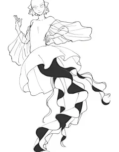 【绘画参考】让我们一起变成泡沫吧「人鱼向」双人模板~ - 哔哩哔哩