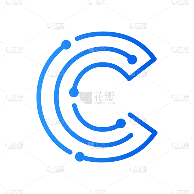 initial-letter-c-circuit-logo