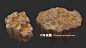 手绘半写实秋景 低模 山石头岩石山体3Dmax模型素材游戏场景资源-淘宝网