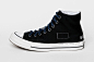 sacai x fragment design x Converse 三方聯名 Chuck Taylor All Star 1970s 官方圖片釋出