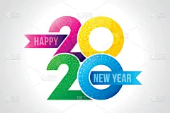 2020,新年前夕,请柬,事件,贺卡,倒计时,一月,几何学,节日,绘画插图