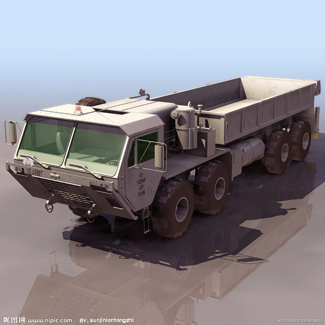 军用运输卡车设计图