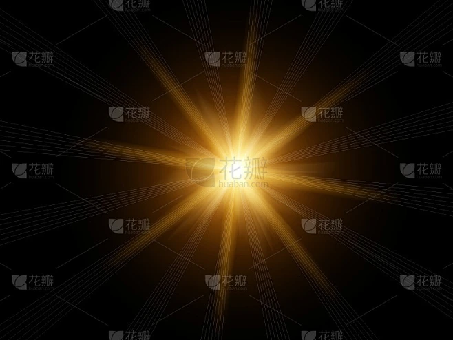 太阳眩光素材-花瓣网