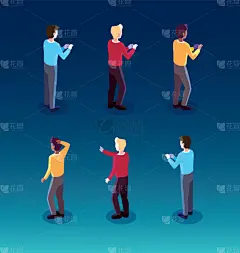 男人,注视镜头,与众不同,商务,人,男商人,团队,多样,站,收集
