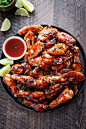 Sticky Thai Chicken Wings glazed with a sticky sauce infused with authentic Thai flavours you most probably already have on hand in the kitchen!: 