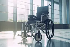 肢体缺损协助轮椅医疗仪器摄影图