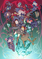 ca-tsuka:

Nice poster by Yoh Yoshinari for japanese theater release of “Little Witch Academia 2 : The Enchanted Parade” (Studio Trigger).
