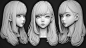 +300 Anime Girl Head Sculpt  References(4k)