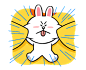 可爱的布朗和科尼贴纸，让您在社交媒体上分享