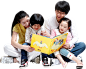 读书 温馨 和谐家庭 其他元素免抠png图片壁纸