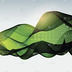 抽象彩色波浪背景