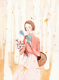 素锦底图-花瓣网|陪你做生活的设计师 | 少女#漫画#仙女