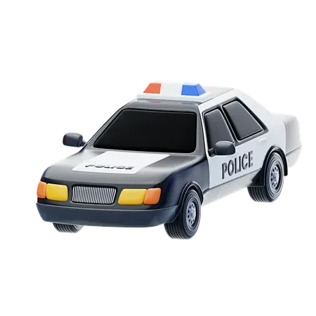 Police Car  3D Icon
