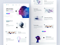 Mendel AI – Oncology Research – Hospitals' Site ui ux website medicine health research oncology app medic