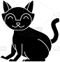 猫,动物,卡通,可爱的,自然,动物园,热带雨林,概念,城镇,野生动物