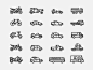 Vehicle Icons by Daniel Haire