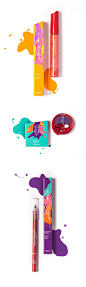 Beautiful makeup box art! The colors are eye catching and go great together. Also, the piece as a whole has a really neat "pop out" effect with the matching nail polish and boxes.: Beautiful Makeup, Nice Packaging, Intense Popcolors, Colors Pack