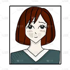 动漫女孩向量