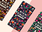 Rico Chico插画风格水果味巧克力产品包装设计案例参考分享欣赏