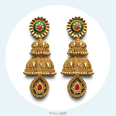 珠宝界的小字辈采集到印度-黄金首饰