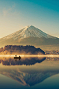 Mount Fuji in the morning. Japan is so beautiful
