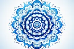 青花瓷图形背景底图
