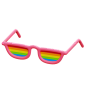 Pride Eyeglasses 3D Illustration