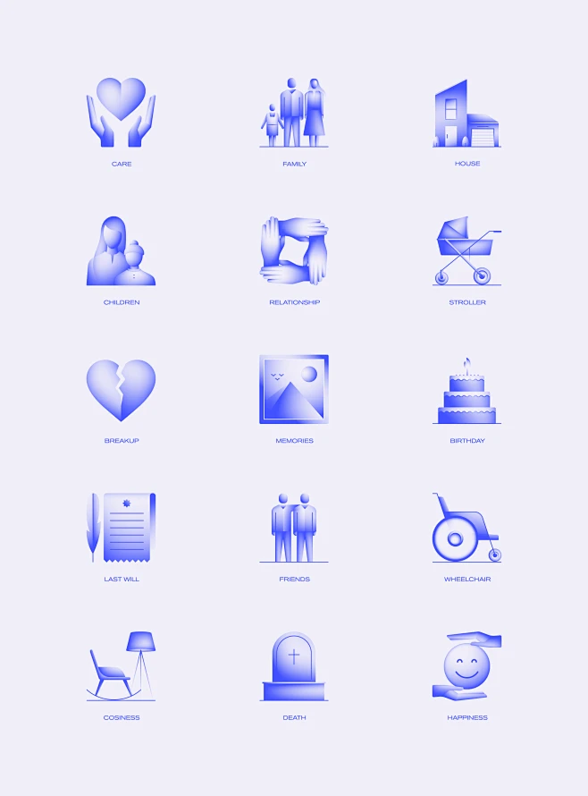 Icon vector design logo identity ILLUSTRATION icons Collection gradient ...
