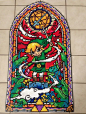 Zelda Wind Waker Stained Glass Perler beads by 8bitBalliet: 