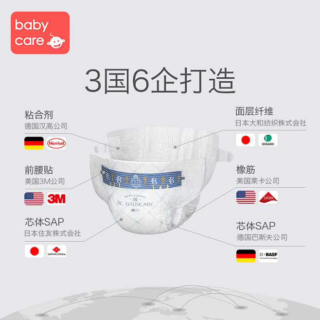 【尺码任选】babycare皇室纸尿裤/...