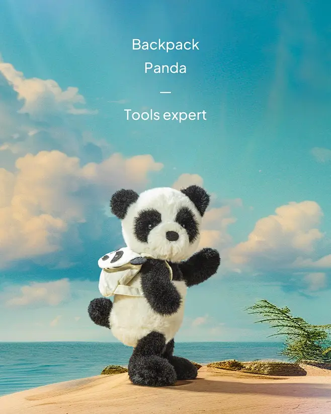 Photo by Jellycat on May 15, 2024. May be an image of ‎panda, bear ...