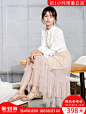 Tata/他她2018夏专柜同款亮片布星星水钻方跟女凉鞋2QVA4BL8-tmall.com天猫