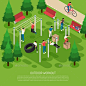 锻炼在公园等距插图——人们的角色Workout in Park Isometric Illustration - People Characters运动员、酒吧、身体、建筑、能源、设备、运动、健身、地面、健身房、卫生、健康、铁、等距、跳,生活方式,人,金属,户外,户外,公园的人,身体、力量、运动,强壮,夏天,体重,锻炼 athlete, bar, body, building, energy, equipment, exercise, fitness, ground, gym, health, healt