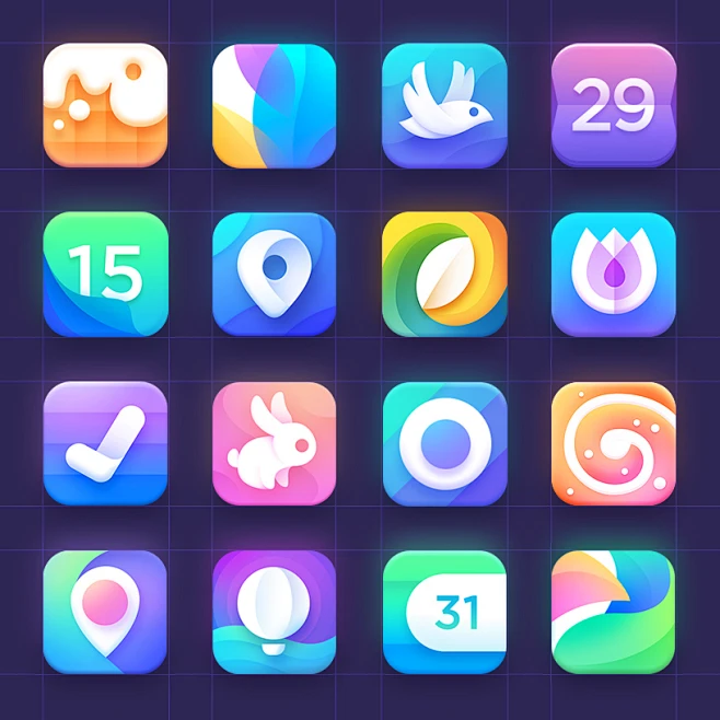 Neststrix ios icons图片_icon设计图片素材-花瓣网