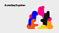 branding  2D characters colour Diversity community surreal dialog (10)