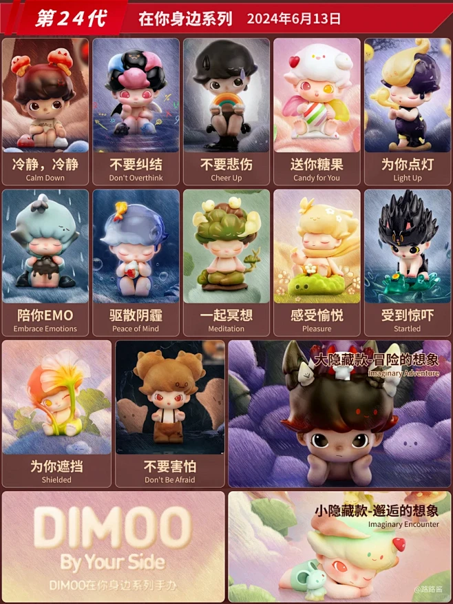 泡泡玛特 DIMOO 24大系列合集（下） - 小红书-花瓣网