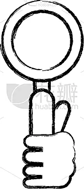 放大镜,动物手,侦探,设备用品,透镜,科学,搜寻,联系,做,研究