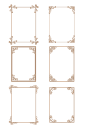 欧式古典小清新花纹花边边框边角