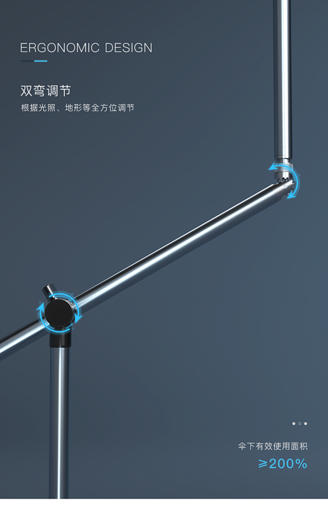 空钩悟道全遮光钓鱼伞 2.4米万向防雨新...