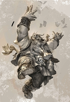 黑白胡子-彬叔采集到魔兽世界原画