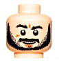 Lego New Dual Sided Minifigure Head Light Flesh With Black Beard Guy Face Grin • $2.99 : Lego New Dual Sided Minifigure Head Light Flesh With Black Beard Guy Face Grin $2.99. Please view the picture for details and check out our other items that are for s