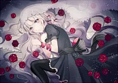 优雅又美丽 黑暗系少女P站插画特辑