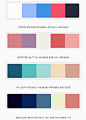 #实用素材# Adobe Color CC最受欢迎最舒服的设计配色方案，自己收藏，转需~