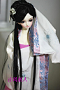 [古风丽人]BJD 古装盘发、古装假发、林黛玉类型发-淘宝网