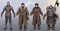 TL 中世纪 NPC 船长 水手 行商-角色动作-动画-3D模型,微元素 - BIP,3D,角色,动画,动作,游戏,资源 - Element3ds.com!