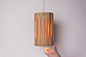 桦木胶合板灯饰Upcycle Lamps--Benjamin Spoth