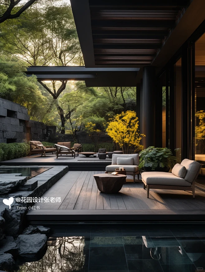花园设计灵感|中式禅意庭院