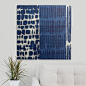 Great Big Canvas 'Indigo Batik I' Painting Print Format: Canvas, Size: 30" H x 30" W x 1.5" D