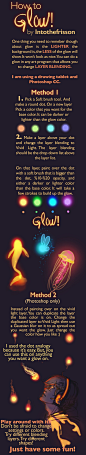 How to Glow! Tutorial on Glowing by IntoTheFrisson