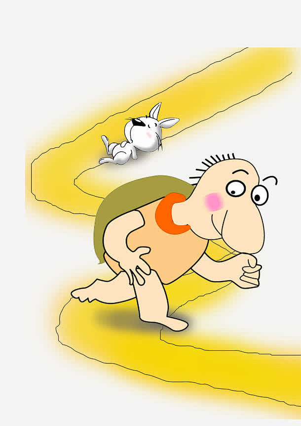 龟兔赛跑漫画_新图网 https://i...